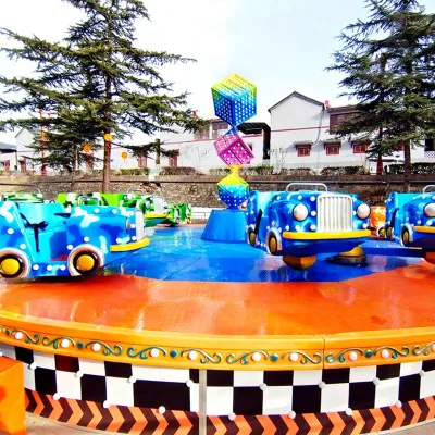 360 Degree Rotating Break Dance Ride Steel Fiberglass Construction High Capacity >500kg for Commercial Amusement Parks