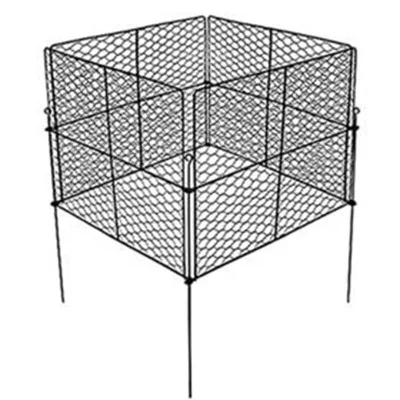 4pcs Chicken Wire Cloche Plant Protector Set for Vegetables Plants Shrubs Plant Barrier Against Small Animals