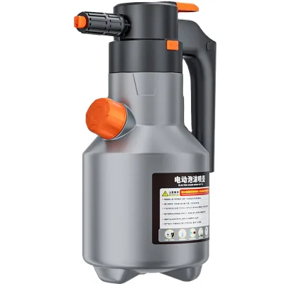 Electric Foam Sprayer Professional Handheld 2L 1300mAh Lithium Battery 8BAR Pressure Powerful Car Wash Sprayer for Car