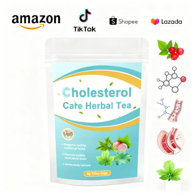 Organic Health Tea Lipid Balance Natural Herbs Heart Care Gynostemma Circulation Metabolism