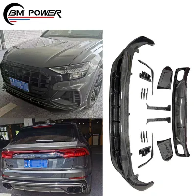 High Quality AD Q8  2018 Year ABT Style Carbon Fiber Material Small Bodykit Car Body Parts Cars Automotive
