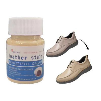 Premium 30ml Liquid Leather Shoe Polish Nude Colorant for Shoes and Bags Renovates Fixes Color Fading Leather Dye Renovation