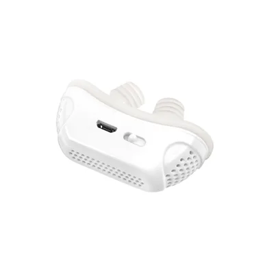 Electric Snoring Stopper and Double Vortex air Supply Snore Mouth Guard for Preventing Snoring Caused by Breathing Obstruction