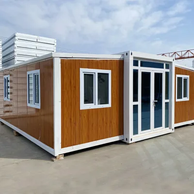 40ft Wide Expansion Folding Prefab Home That Provides Maximum Living Area