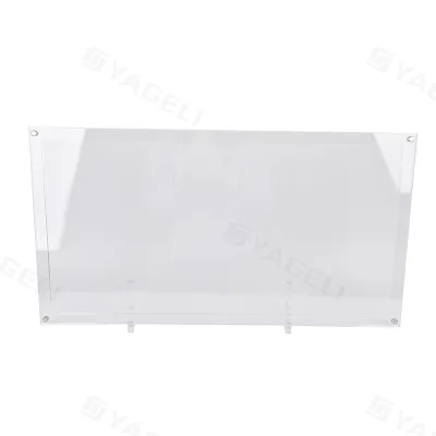 Wholesale Custom 24x14 crystal playmat display for Game Playmat Collectors