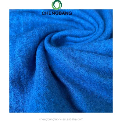 Chengbang Fabric Factory Bamboo Spandex Brushed French Terry Fabric Bamboo Polyester Footer Fabric