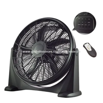 20 inch electrical 5 blades high speed motor box fan with remote control function for air cooling