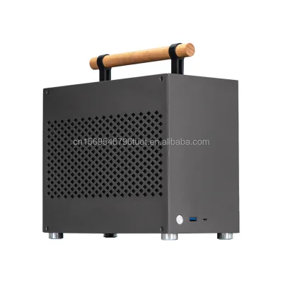 ALBOX P16 Mini A4 Handheld 1U Desktop ITX Small Host Box All Aluminum Vertical ATX Form Factor Non-K39A1P Small Treasure
