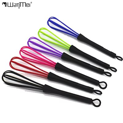 Wanmei Professional Salon Hairdressing Hand Press Semi-automatic Hair Dye Cream Handle Mixer Plastic Whisk