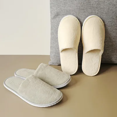 Custom airline slippers hotel slipper luxury hotel slippers