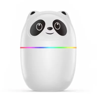 Innovative Cute Panda Ultrasonic Air Humidifier Mini Portable USB-Aroma Diffuser Household English 0.19 Durable Plastic Material