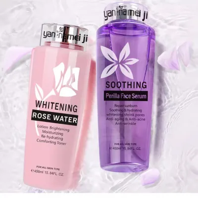 Wholesale Whitening Rose Water Soothing Perilla Face Serum Deep Nourishment Anti-wrinkle Anti Acne Facial Essence