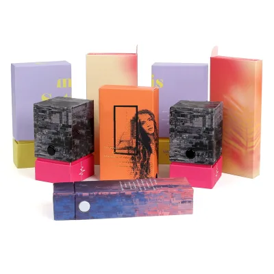 Customized Child Resistant Cardboard Paper Boxes with CR Packaging Rigid Paper Child- Resistant Box Packaging