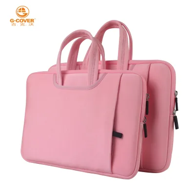 Soft Neoprene Laptop Sleeve for 13-13.3 Inch - Water Resistant Padded Bag with Slim Protective Design