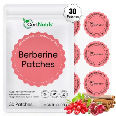 Private Labels Natural Transdermal Weight Loss Advanced Berberine Patches Cinnamon Chromium Transdermal Berberine Patches