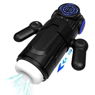 Removable Handle Sex Machines Adult Toys Vibration Suction Stretching Man Hands Free Automatic Male Sex Masturbators Sextoys
