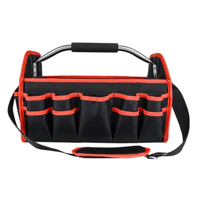 Selected Auto Detailing Bag with Polisher Carry Bag, Large Detail Bag Car Care Box for Auto Detailing Supplies Storage
