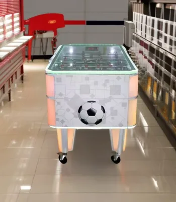 Factory Wholesale Coin-Operate Indoor 2 Player Standard Foosball Table Game Machine with Glass Top Metal & Wood