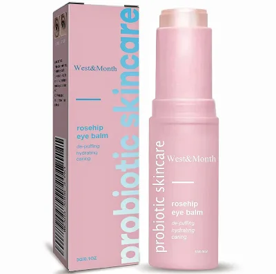 Rosehip Eye Cream Balm-Delicately Soft Hydrating & Smoothing De-Puffing Eye Care for Men