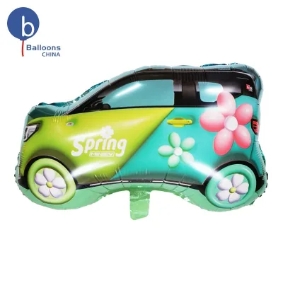 Cartoon Custom Car Shape Aluminum Foil Balloons Christmas Decoration Advertising Propaganda Balloon