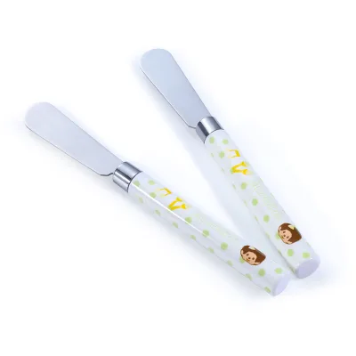 Reusable Stainless Steel Cylindrical Cheese Knife Metal C Holders for Kitchen Parties