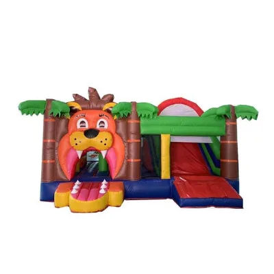 New Design Outdoor Children Playground Inflatable Bounce House with Air Blower PVC Material 3-Year Warranty 6-8 Kids Capacity