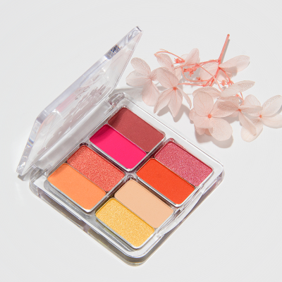Chinese Cosmetics Factory Custom Eyeshadow Palette Packaging High Shiny Colors Cheap OEM Organic Makeup Eyeshadow