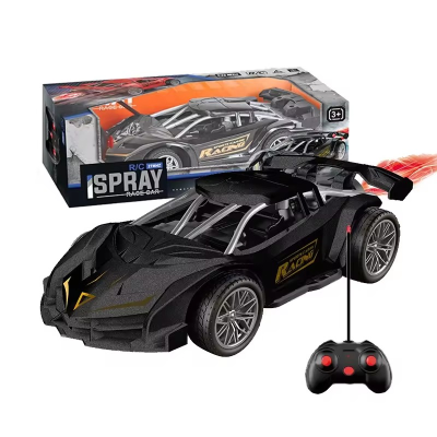 27MHZ Remote Control Car High Speed RC Vehicle With Spray 1:18 Drift Racing CarFor Boys Girls