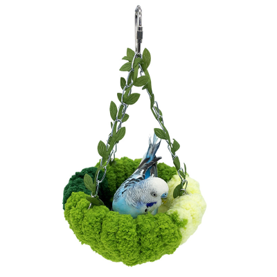 Parrot Sleeping Nest Forest Style Hammock Bird Specific Bird Nest Birdcage Hanging Supplies Parrot Nest Swing Bird House Cage