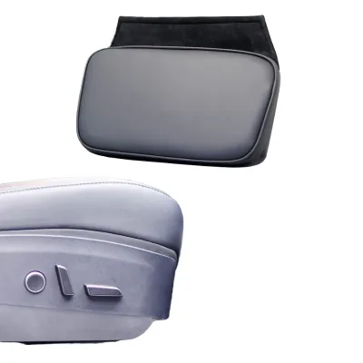 Electric Car Extension Panel Leather Seat Foot Rest with Automatic Extended Leg Support for Tesla Model Y Interior Accessory