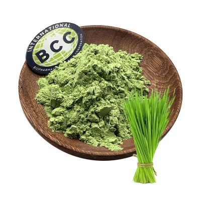 BCC Private Label 100% Pure Water Soluble Barley Grass Juice Extract Powder Wheat Grass Wheatgrass Powder