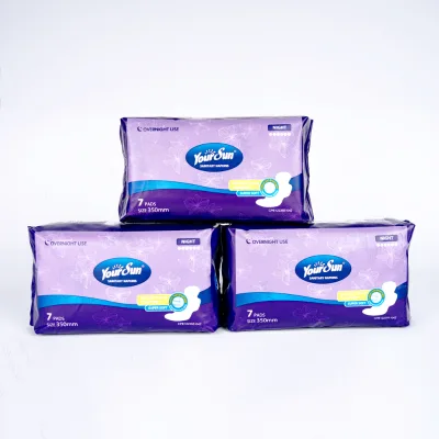 Eco Friendly Black Reusable Herb Organic Cotton Anion Sanitary Pads Customized Wholesale Cloth Bamboo Sanitary Pads