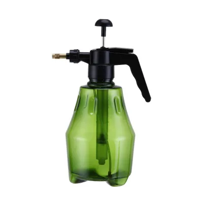 Portable 1.5L Transparent Plastic Handheld Sprayer Manual Pressure Garden Plant Watering Can for Outdoor Use