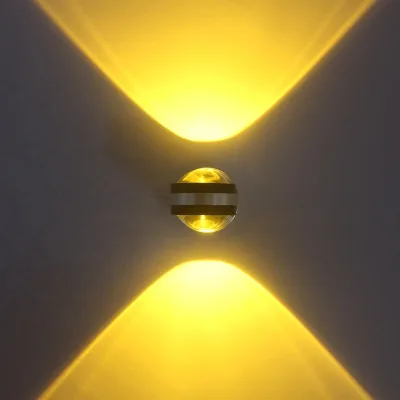 Indoor LED Wall Lamp Remote Control Modern Nordic Design Aluminum Home Lighting Fixture AC85-265V