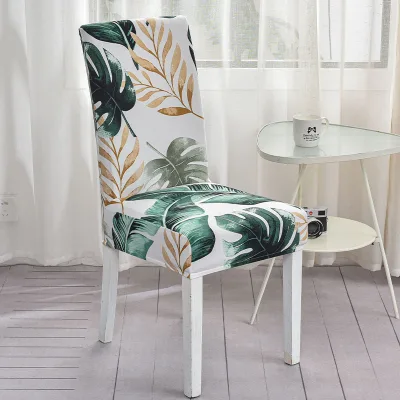 Hot Selling Floral Chair Covers Suitable for Restaurant Living Room Study Hotel Party Outdoor Chair Dirt-Resistant Chair Covers