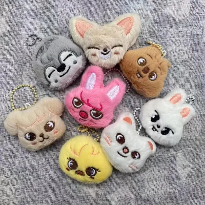 1/8Pcs Cute Animal Shaped Phone Charms High Quality Material Collectible Decor Pendant Daily Bag Accessory Fan Gift