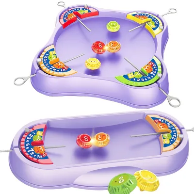 Cross-border New Kids Toy Spinning Top Battle Disc Tabletop Interactive Mini-game Multi-player Competitive Showdown Boys Set