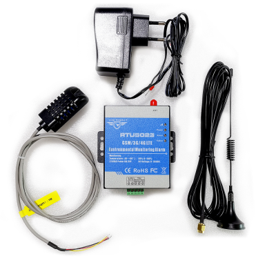 RTU5023 GSM Power Failure Alarm Temperature&Humidity Alarm 2G/4G Gsm Alarm Relay SMS/Call Amarl Smart Controller