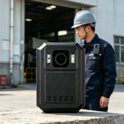 WiFi GPS Body Worn Camera Recorder Support Multi-Languages & One-Button Recording for Security Guard