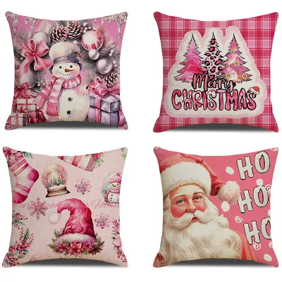 Custom Christmas Cushion Covers Unique Holiday Pillow Cases for Personalized Home Decor