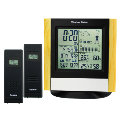 Indoor Outdoor Weather Station Forecast Humidity Temperature Moonphase Indication