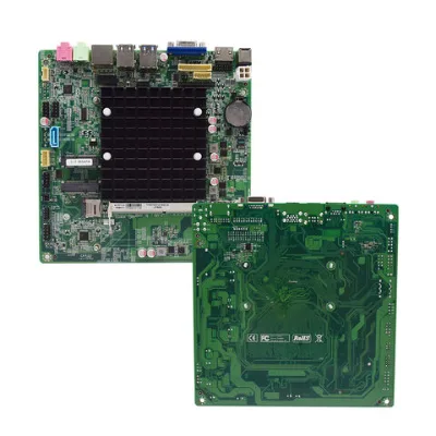 High-performance Mini-ITX DDR3L RAM 2G/4G/6G/8G VGA HD-MI 4K 1080P LVDS 8 *USB 1/2*LAN Motherboard with Processor 1900 Quad Core