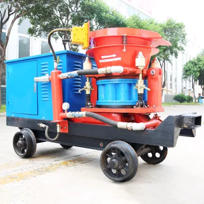 ZHONGMEI Mining Use Dry Mix Shotcrete Machine (Gunite) for Underground Tunnel Shotcreting Work 5m/h Output High Efficiency