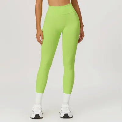 Women Studio Workout Yoga Pants Stretch High Rise Activewear Bottom 7655