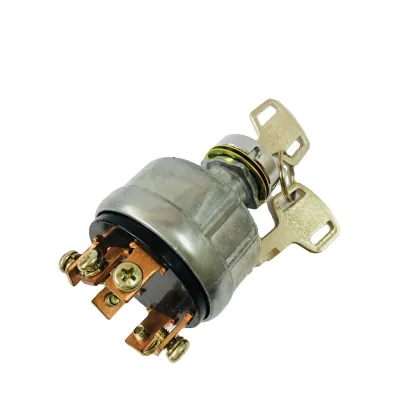 Forklift Ignition Starter Switch Mechanical Ignition Lock Preheating Start Fit for JK406B JK418