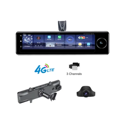 4G Smart Dashcam Night Vision GPS WIFI 512GB Recording DSM & ADAS Function Dash Camera1080P Car Rear View Mirror Recorder