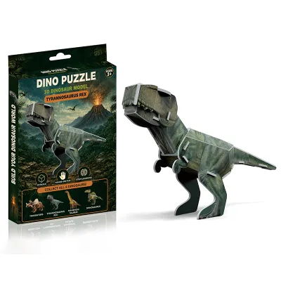 Wholesale 3D Foam Board Puzzle Dinosaur Set DIY Assembly Model Kit Educational STEM Toy Dinosaur Toy for Kids