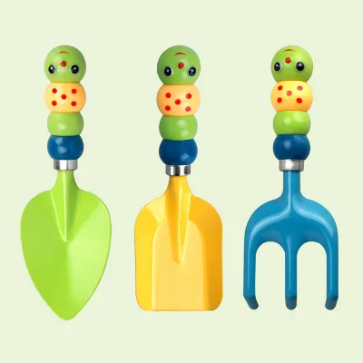 Colorful Kids Playing Gift Gorticultural Hand Tool Toy Gardening Tool Kit
