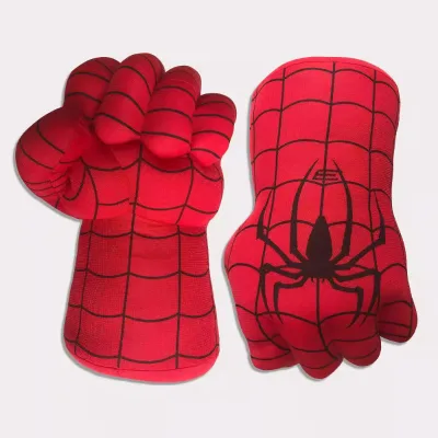 Factory Direct Multiples Superhero Plush Boxing Gloves Custom Hulk Plush Hands Fists Gloves