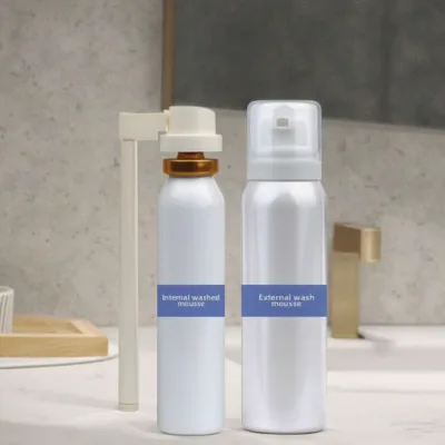 Customizable Women's Daily Use Antibacterial Intimate Mousse Liquid Spray Yoni Foam Wash Private Care OEM Manufacturer